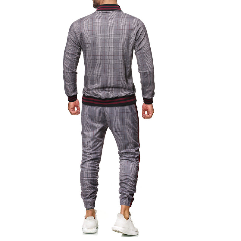 Men's Casual Sportswear Set with Digital Print (2 Pieces)