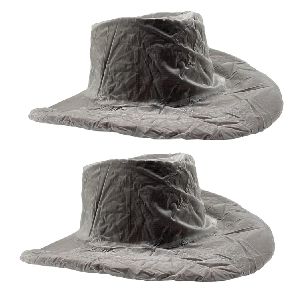 2 Pack Cowboy Hat Rain Cover Plastic Hat Cover Hat Protectors Mens Rain Hat Cowboy Waterproof Hat Covers for Storage Hat Covers for Dust & Rain (XXL)