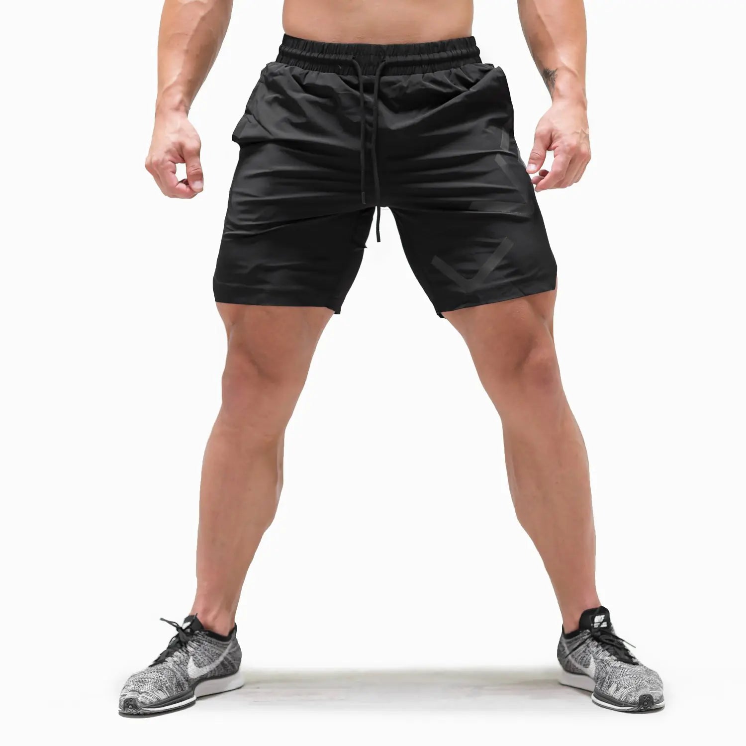 Men's Cotton Stretch Loose Workout Shorts