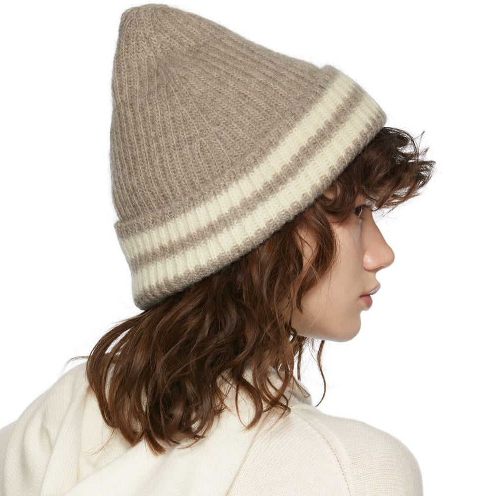 Striped Knitted Wool Hats for Men and Women