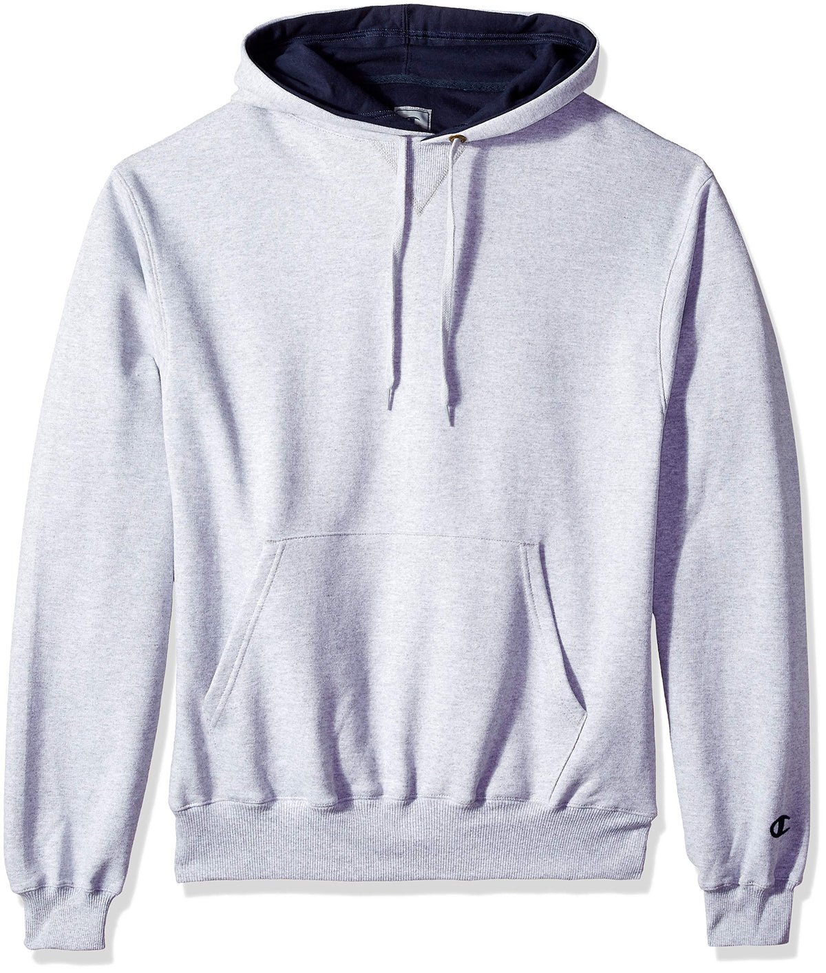 Champion Mens Cotton Max Pullover Hoodie Light Steel 3X Large