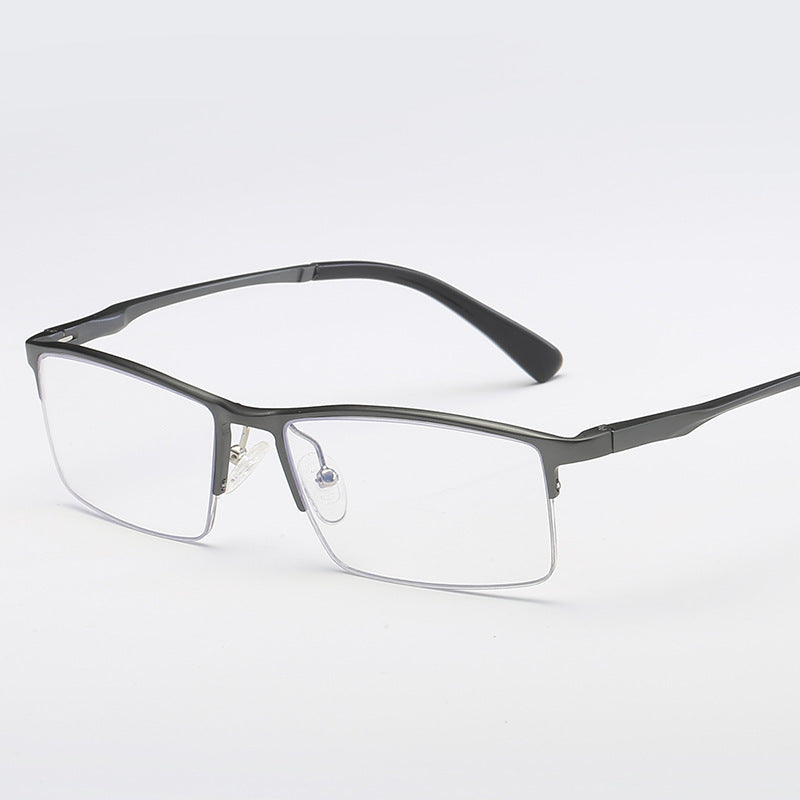 Half-Frame Blue Light Blocking Glasses for Men
