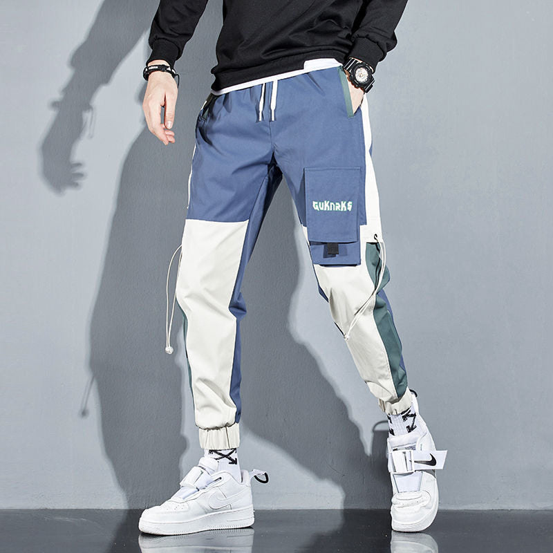 Trendy Casual Large Size Drawstring Pants for Men