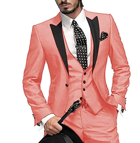 Men's Three-Piece Wedding Suit