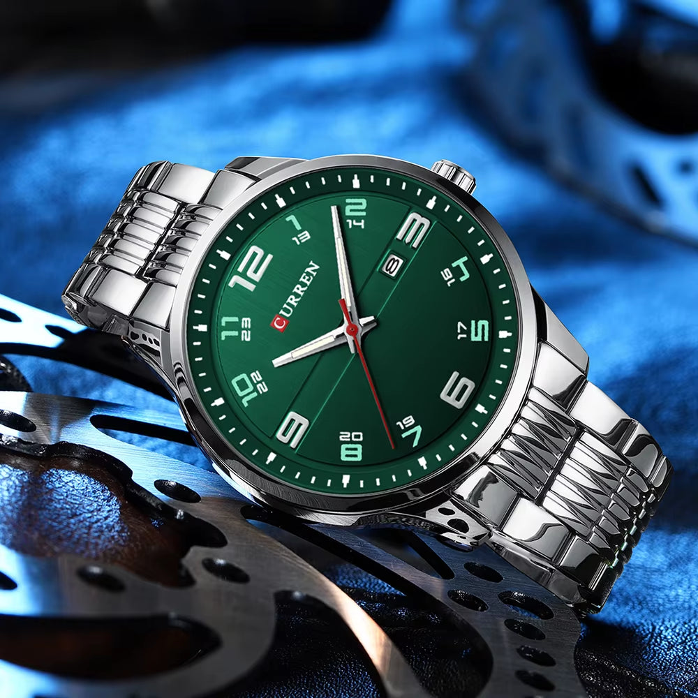 Top Luxury Brand  Men Fashion Casual Business Watches Men'S Quartz Clock Male Stainless Steel Strap Wrist Watch Relogio