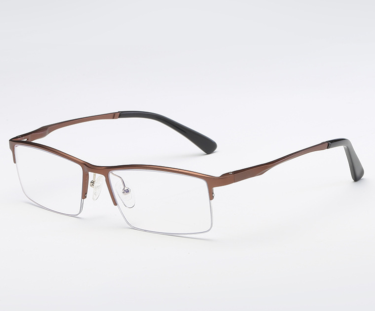 Half-Frame Blue Light Blocking Glasses for Men