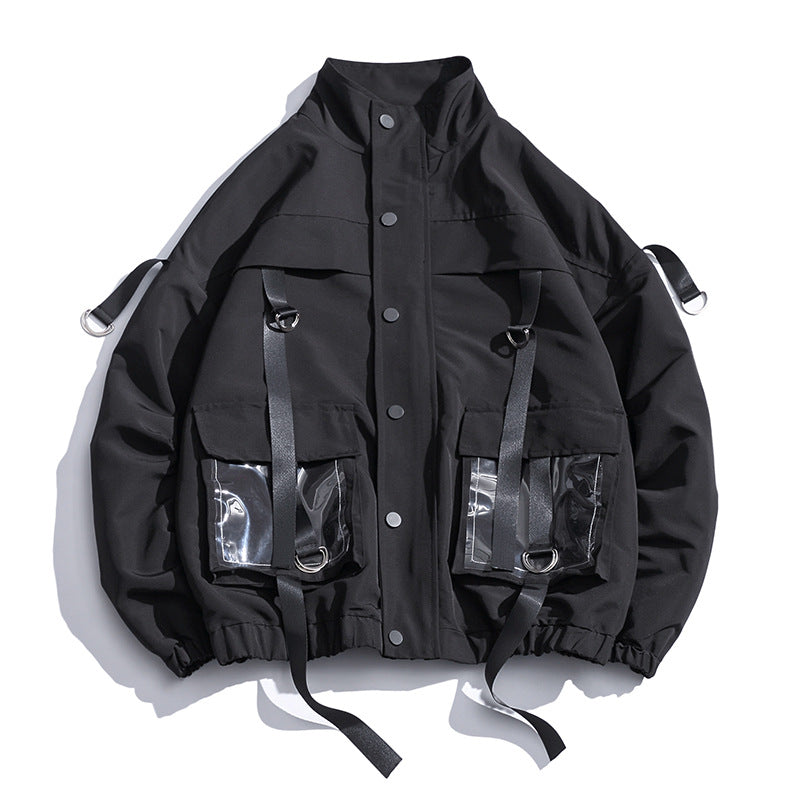 Couple's Casual Work Jacket - Loose Fit for Men