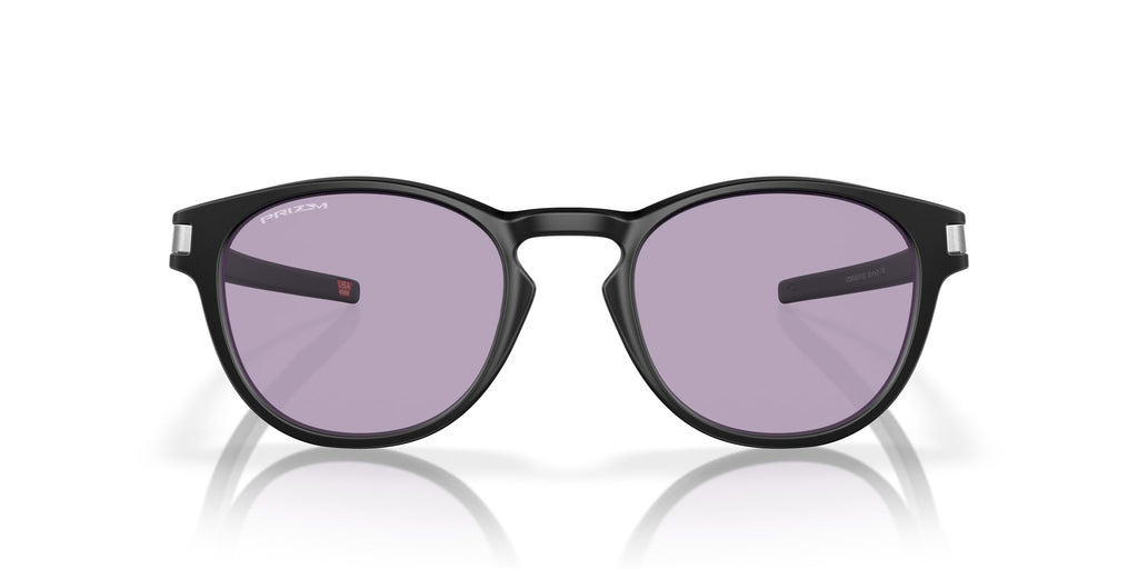 Oakley Mens Oo9349 Latch Low Bridge Fit Round Sunglasses Black 53 mm