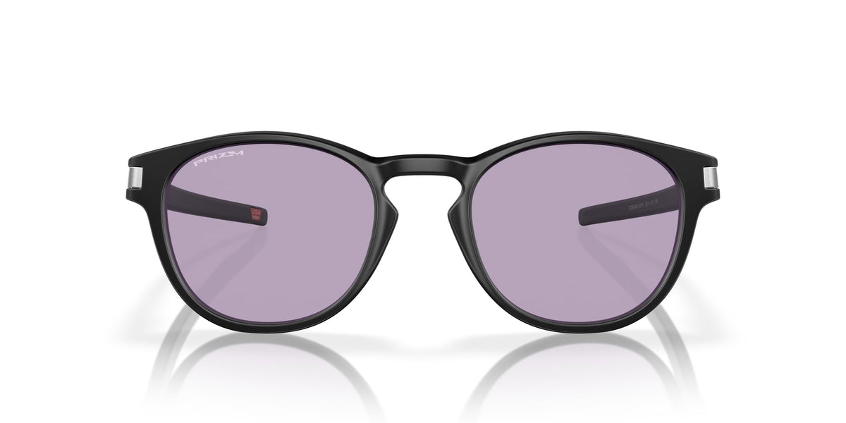 Oakley Mens Oo9349 Latch Low Bridge Fit Round Sunglasses Black 53 mm