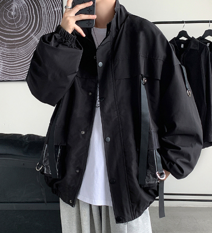Couple's Casual Work Jacket - Loose Fit for Men