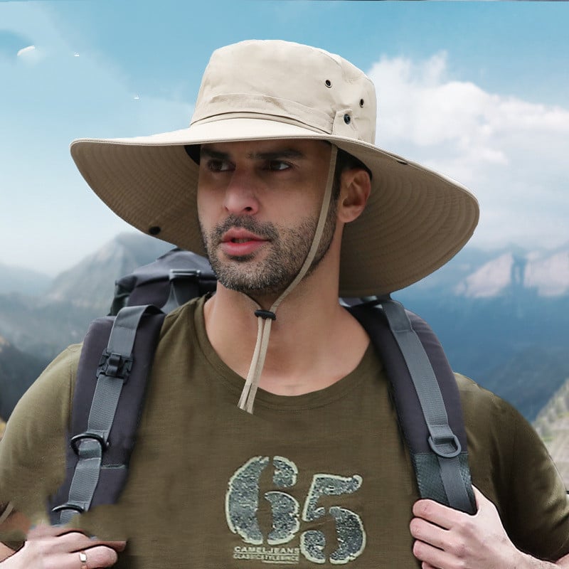 Men's Waterproof Quick Dry Sun Protection Eaves Hat