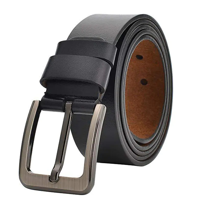Vintage Leather Belt for Men - Plus Size Casual Style