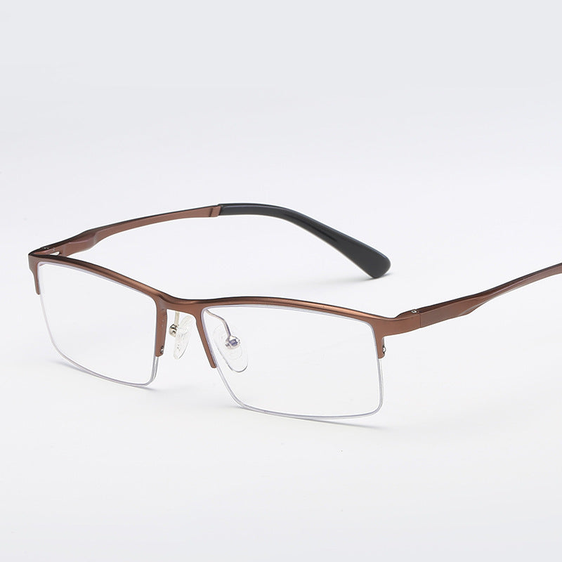 Half-Frame Blue Light Blocking Glasses for Men