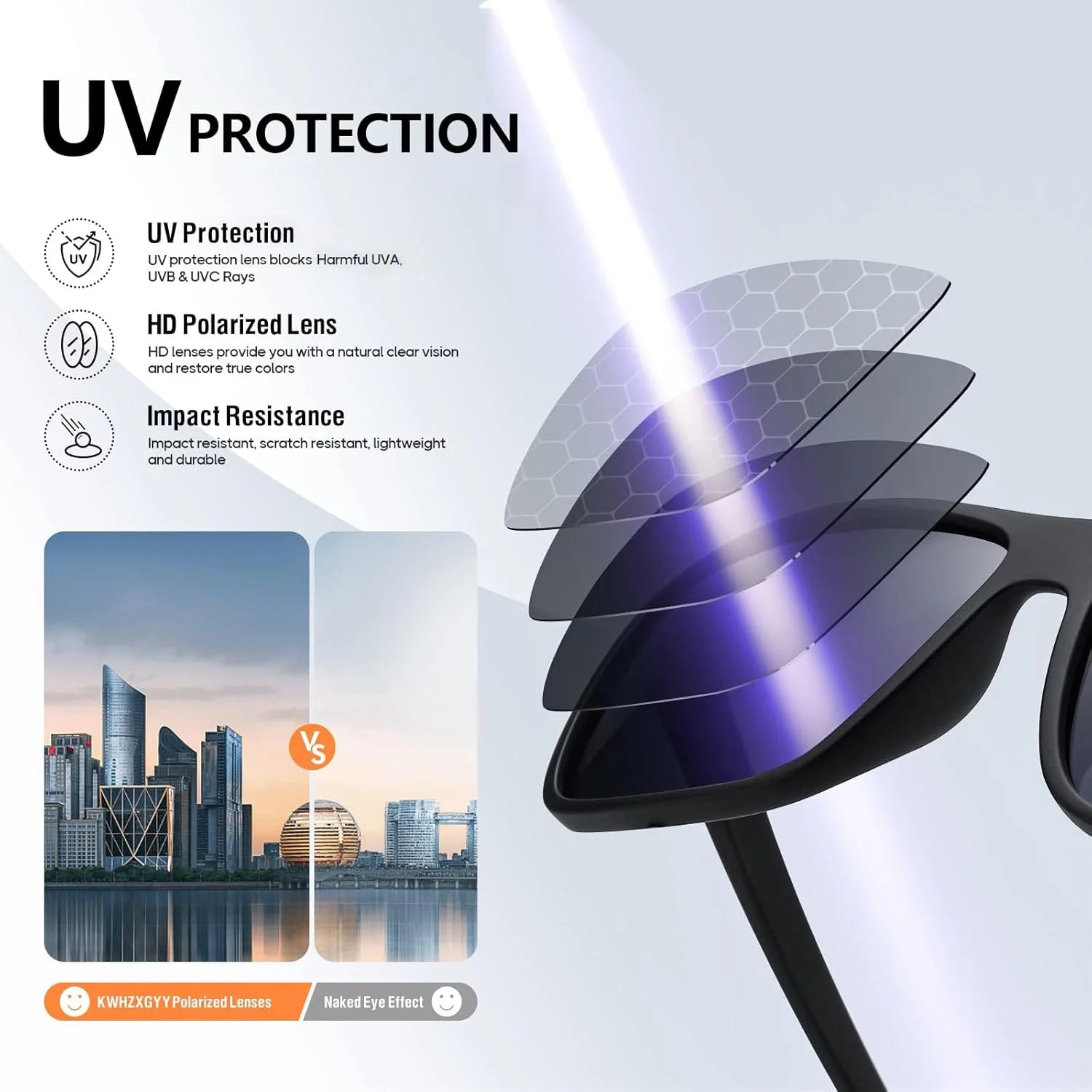 Polarized Sunglasses for Men Women Retro Square Sun Glasses Driving Fishing UV Protection (Green)