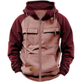 Carhart Jacket Mens Mens Carhart Hoodie Carhart Zip Up Hoodies For Men MenS Hoodie Full Zip Up Sweatshirt With Pockets Durable Comfortable Outdoor Jackets Pink Medium