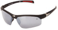 IRONMAN Mens Principle Wrap Sunglasses Matte Black Rubberized 71 mm