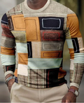 3D Pullover Casual Long Sleeve T-Shirts for Men