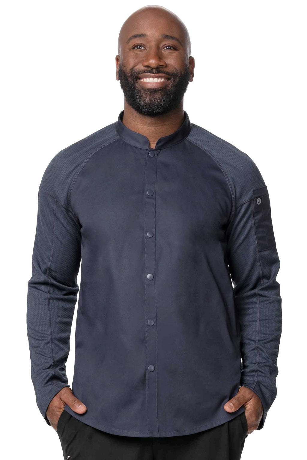 Chef Works Mens Tulum Chef Coat Grey 3X-Large