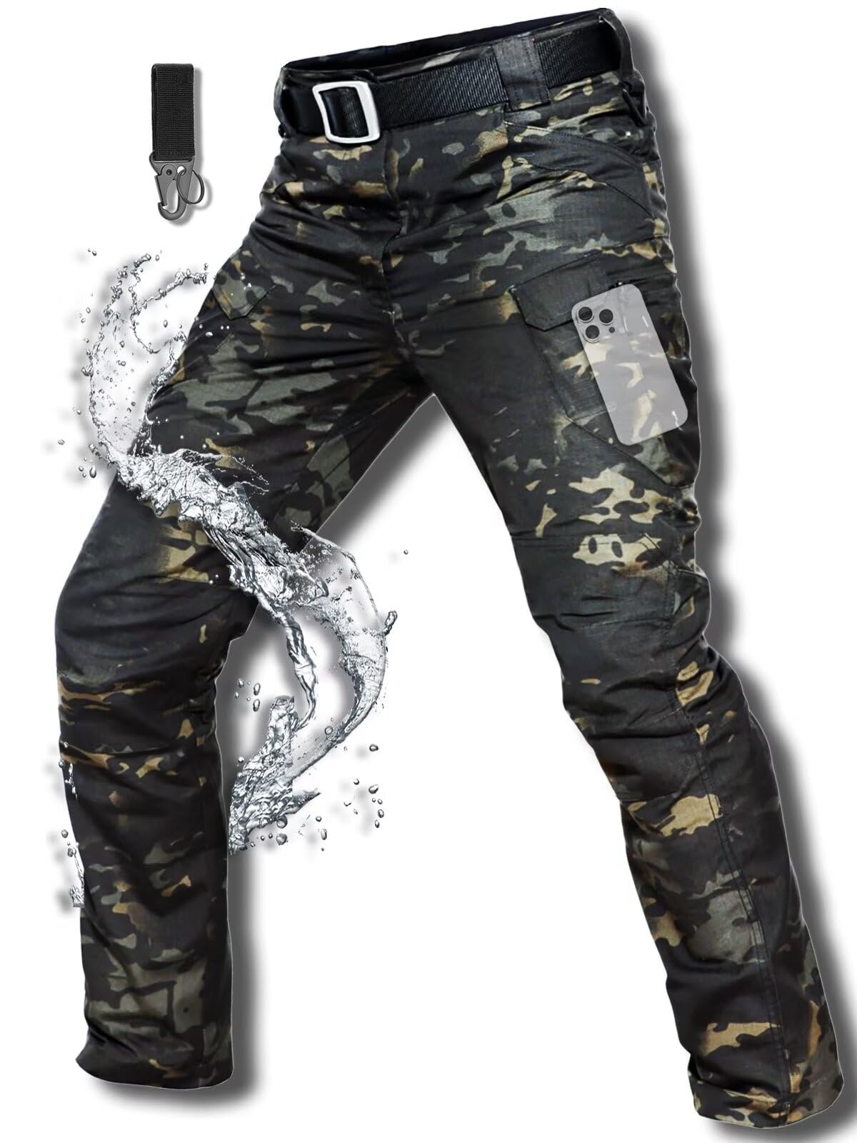 WOSONG Camouflage Pants for Men