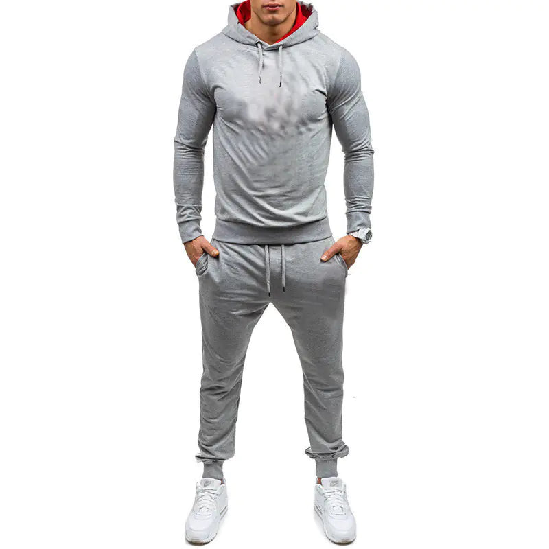 Slim Hip-hop Casual Hoodie Sportswear Suit