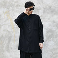 Silky Loose Dark Shirt for Men