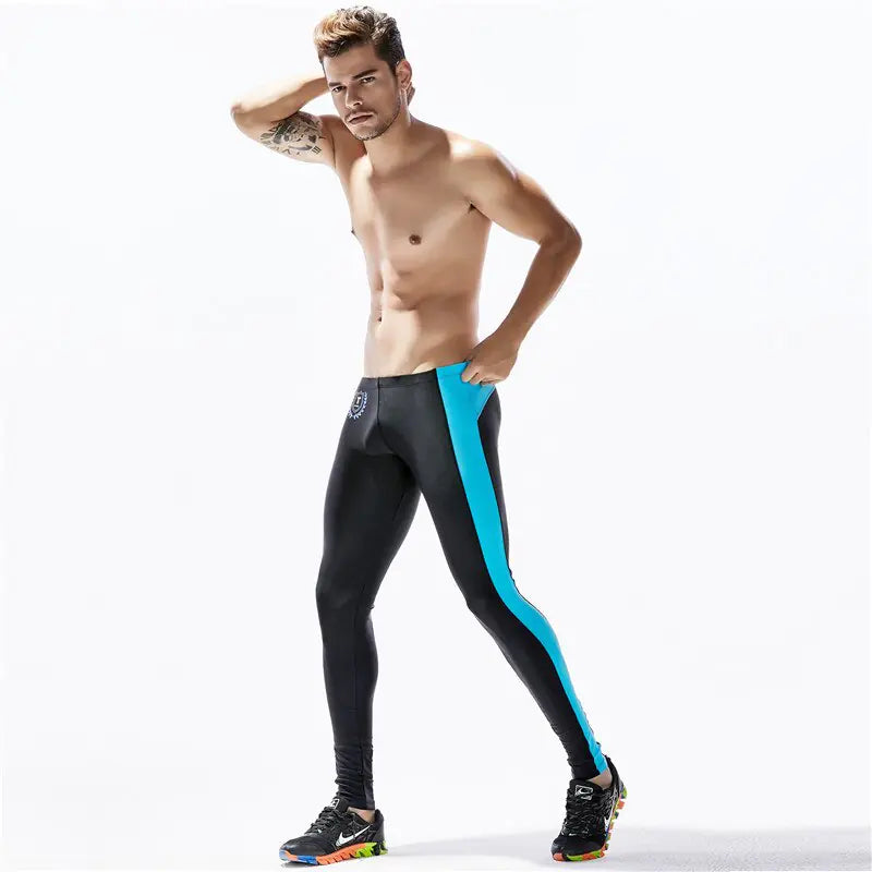 "Stretch Workout Fitness Leggings for Men"