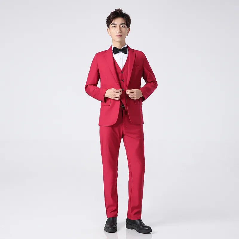 Men'S Suit Three-Piece