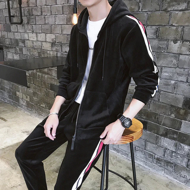 Reversible Velvet Leisure Suit