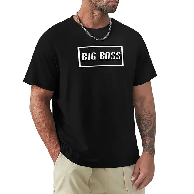 Big Boss-Box Design T-Shirt for Men