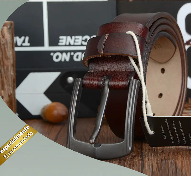 COWATHER Genuine Leather Casual Belt for Men XF012