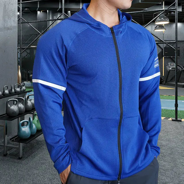 Hooded Team Sportswear Jacket for Autumn and Winter