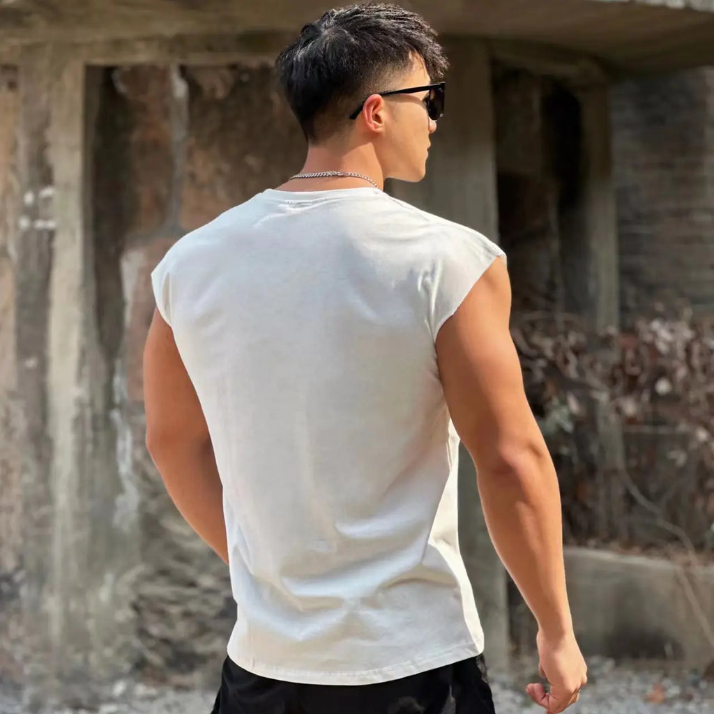 Men's Sleeveless Athletic Workout Casual Top