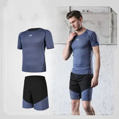 Men's Fitness Set - Quick-Dry Sportswear for Training