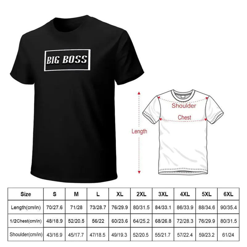 Big Boss-Box Design T-Shirt for Men