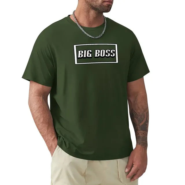 Big Boss-Box Design T-Shirt for Men