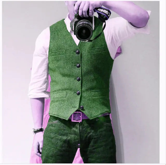Slimming Casual Spandex Waistcoat for Men