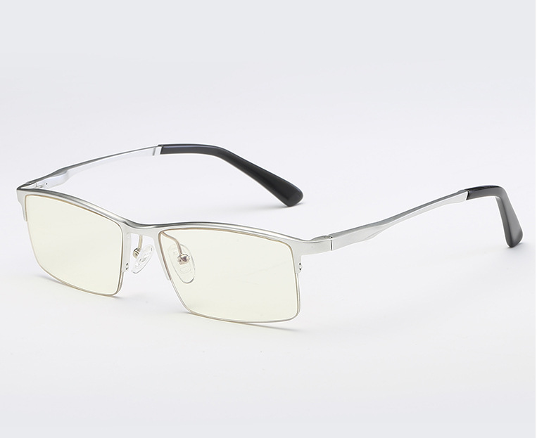 Half-Frame Blue Light Blocking Glasses for Men