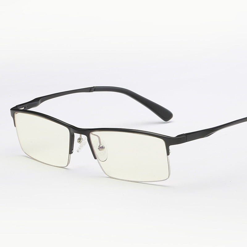 Half-Frame Blue Light Blocking Glasses for Men