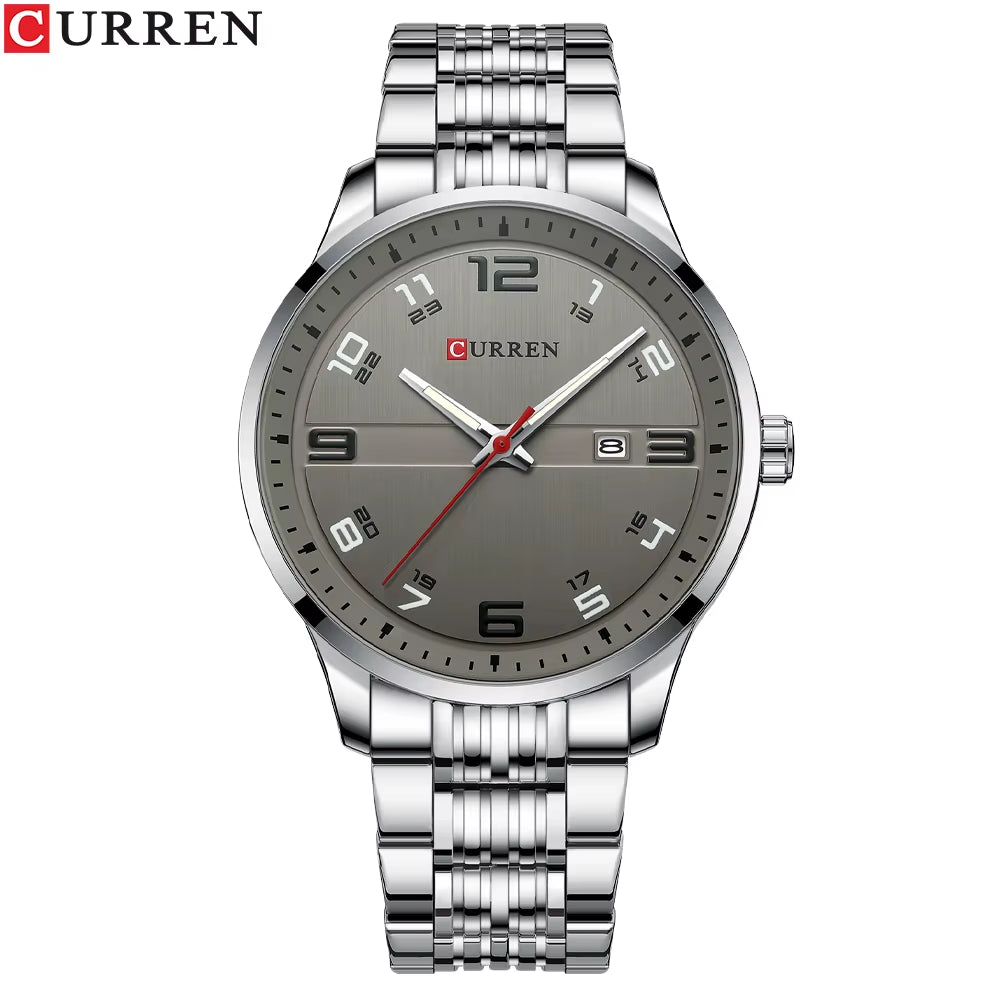 Top Luxury Brand  Men Fashion Casual Business Watches Men'S Quartz Clock Male Stainless Steel Strap Wrist Watch Relogio