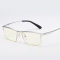 Half-Frame Blue Light Blocking Glasses for Men