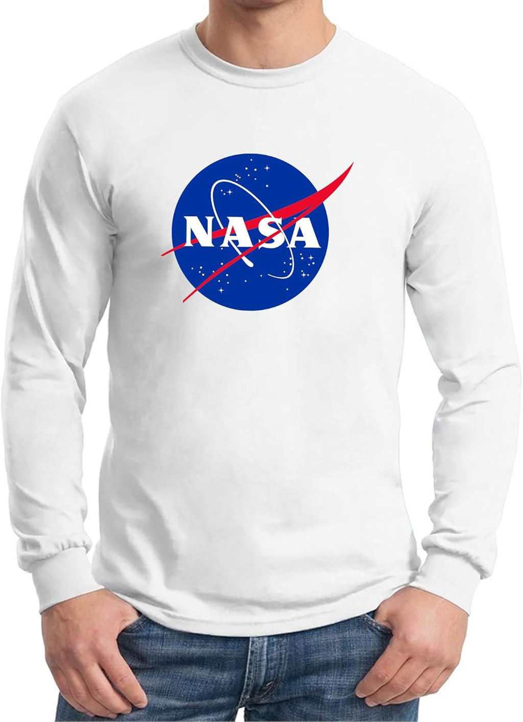 NASA Logo - National Aeronautics and Space Administration Long Sleeve T Shirt