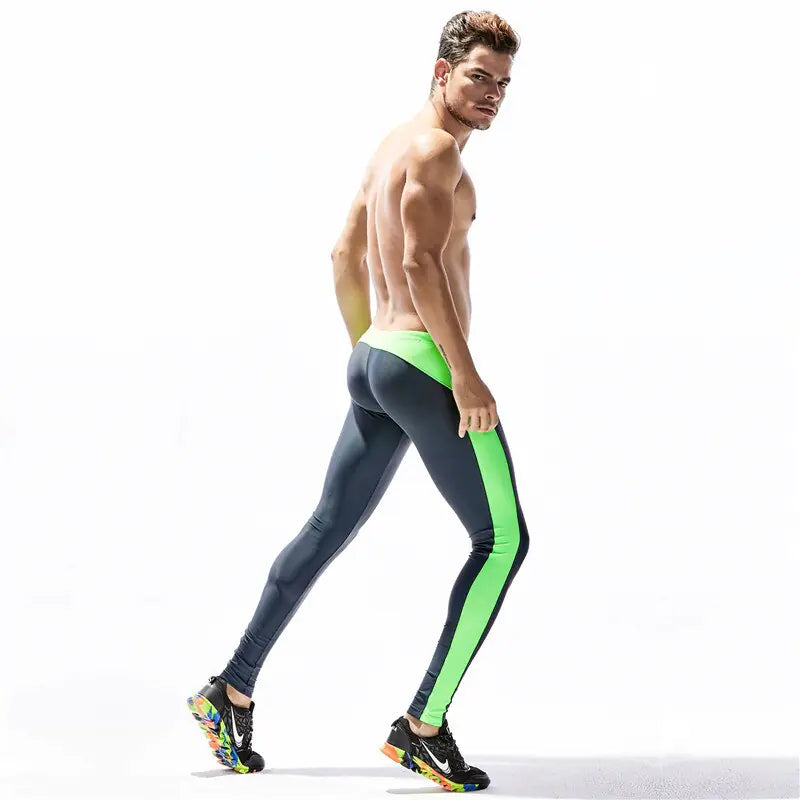 "Stretch Workout Fitness Leggings for Men"