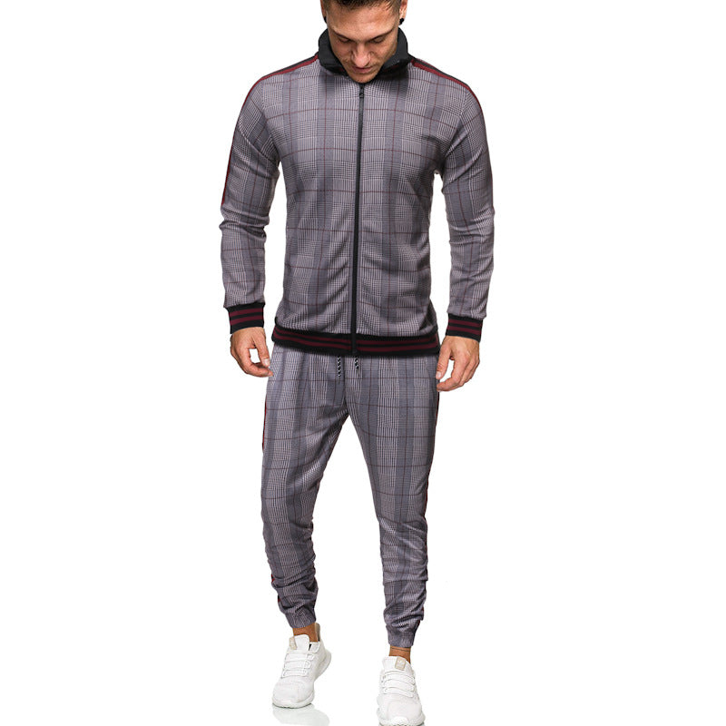 Men's Casual Sportswear Set with Digital Print (2 Pieces)