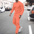Men'S Casual Tracksuit Athletic Sweatsuits Long Sleeve 2 Piece Outfit Running Jogging Sport Suit Sets