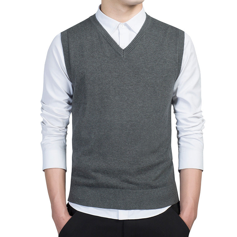 Slim Casual Cotton Vest for Men