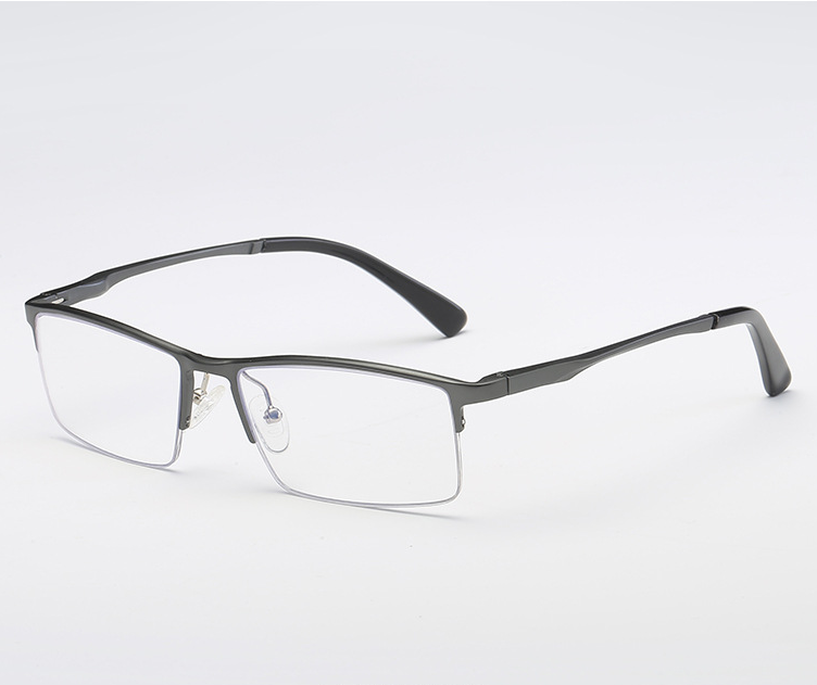 Half-Frame Blue Light Blocking Glasses for Men
