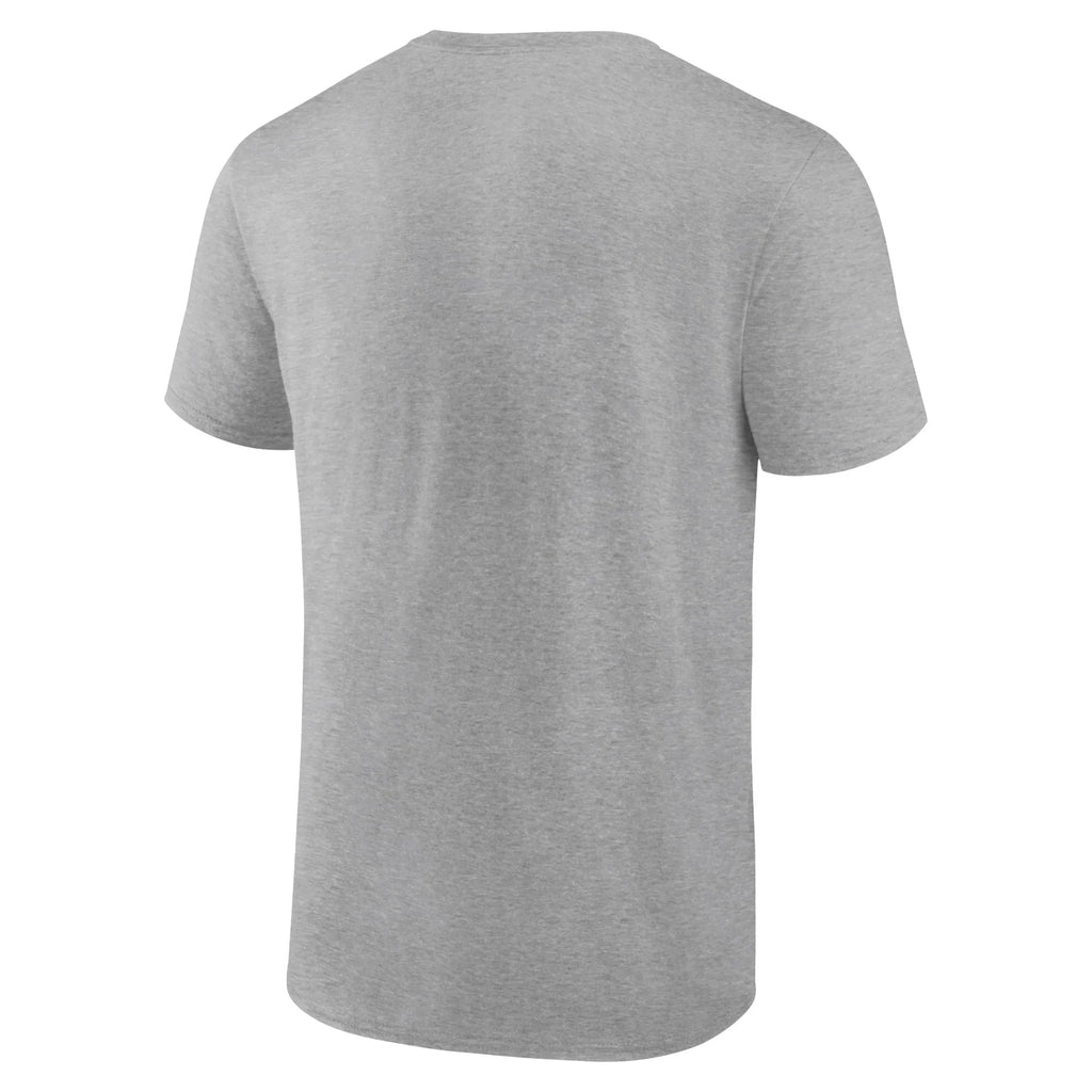 Men'S Heather Gray Miami Hurricanes Collegiate Stack T-Shirt