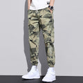 Trendy Camouflage Overalls for Men - Loose-fitting Casual Pants
