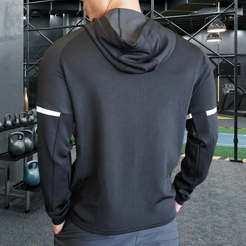Hooded Team Sportswear Jacket for Autumn and Winter