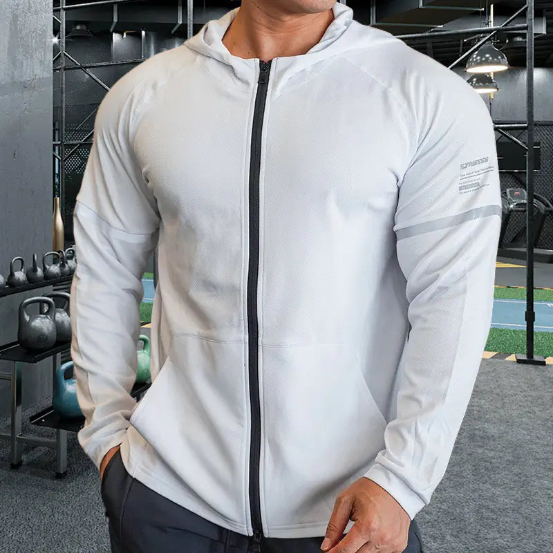 Hooded Team Sportswear Jacket for Autumn and Winter